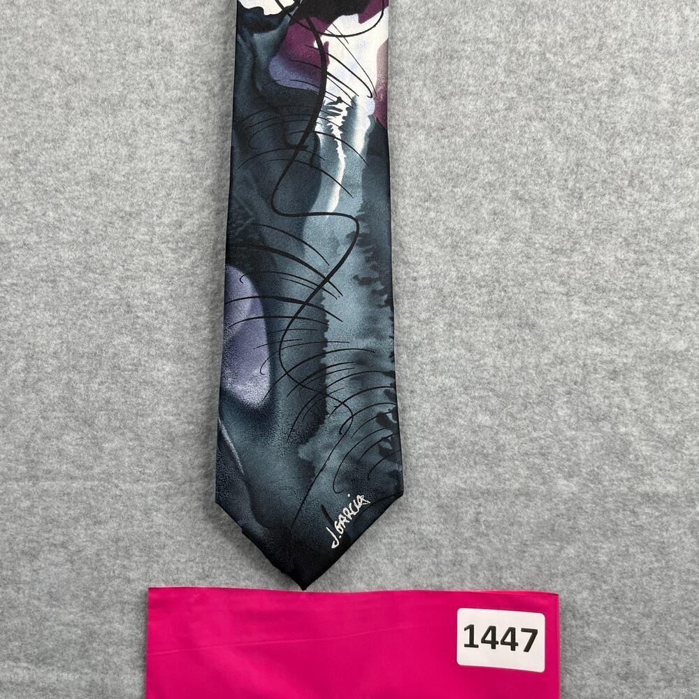 J Garcia Necktie Shaman Collectors Edition Artist Proof No. 2014 SIlk Abstract
